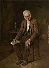Meditation Paintings - Meditation - Rent Day by Charles Spencelayh